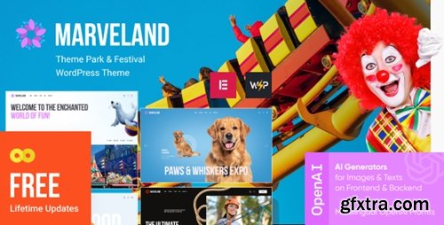 Themeforest - Marveland v1.3 - Theme Park & Festival WordPress Theme 55111306