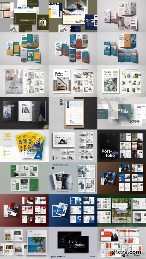 24 Indesign Templates Bundle 8 2025
