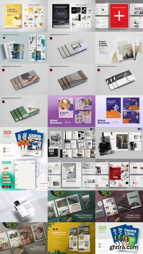 24 Indesign Templates Bundle 10 2025