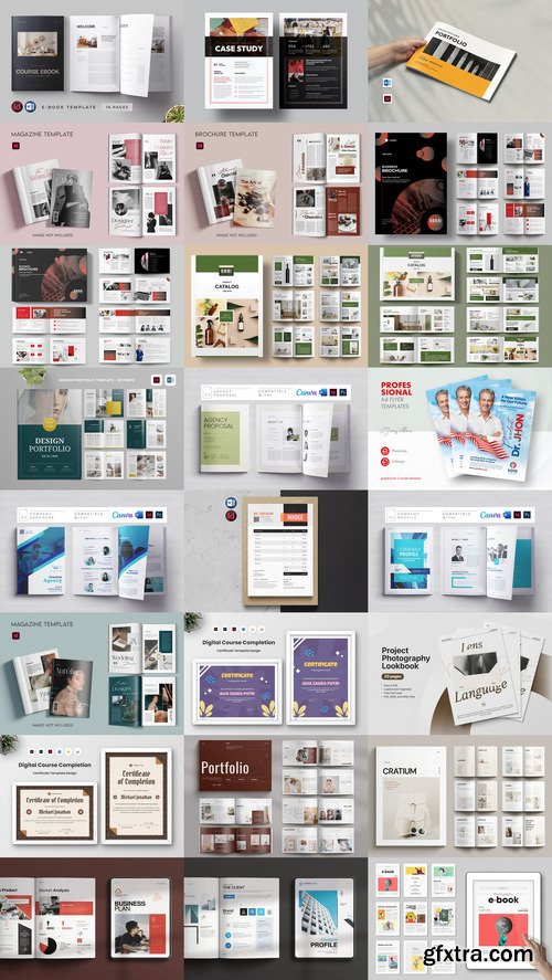 24 Indesign Templates Bundle 11 2025