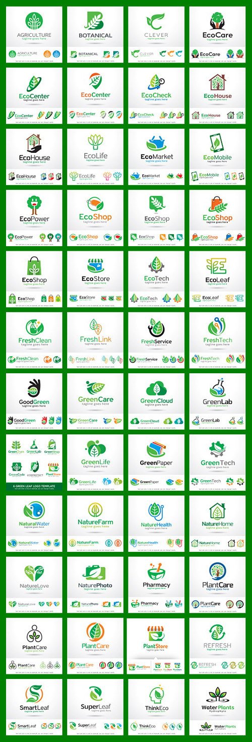 Nature Logo Templates 48xEPS Nature Logo Templates 48xEPS