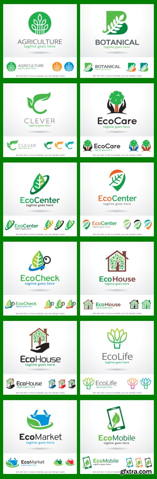 Nature Logo Templates 48xEPS