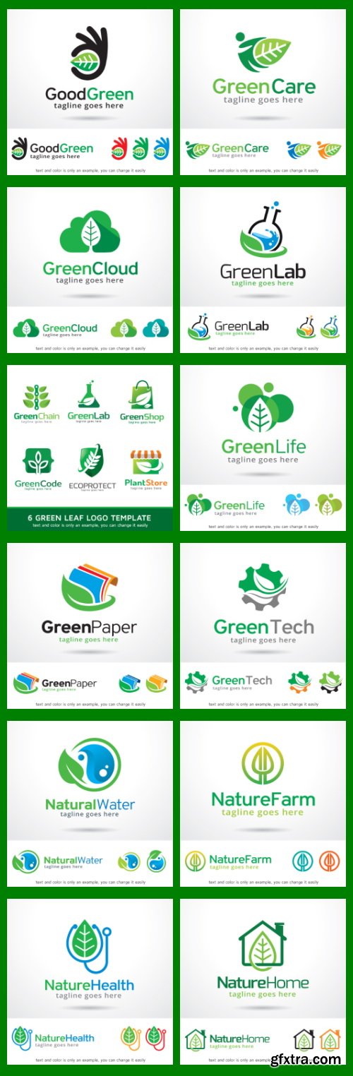 Nature Logo Templates 48xEPS
