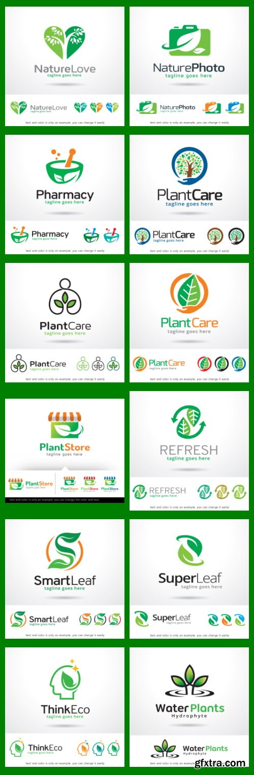 Nature Logo Templates 48xEPS