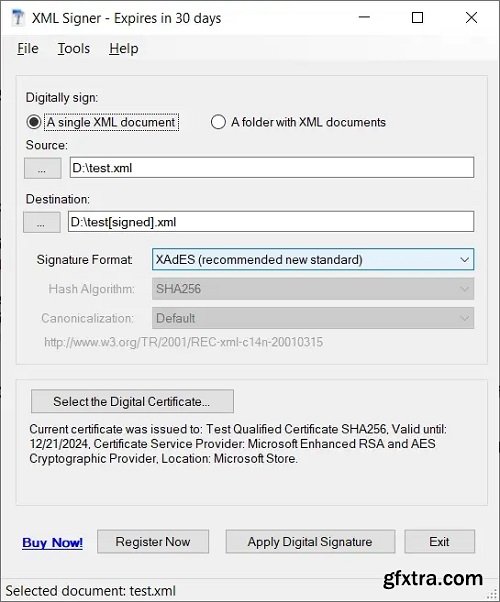 XML Signer 6.2