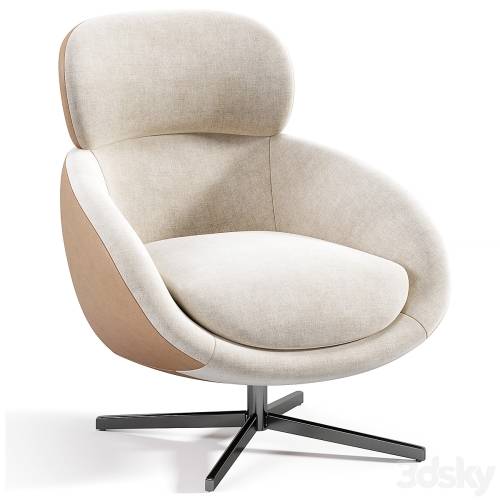'3dsky Pro - Russell Armchair By Minotti'