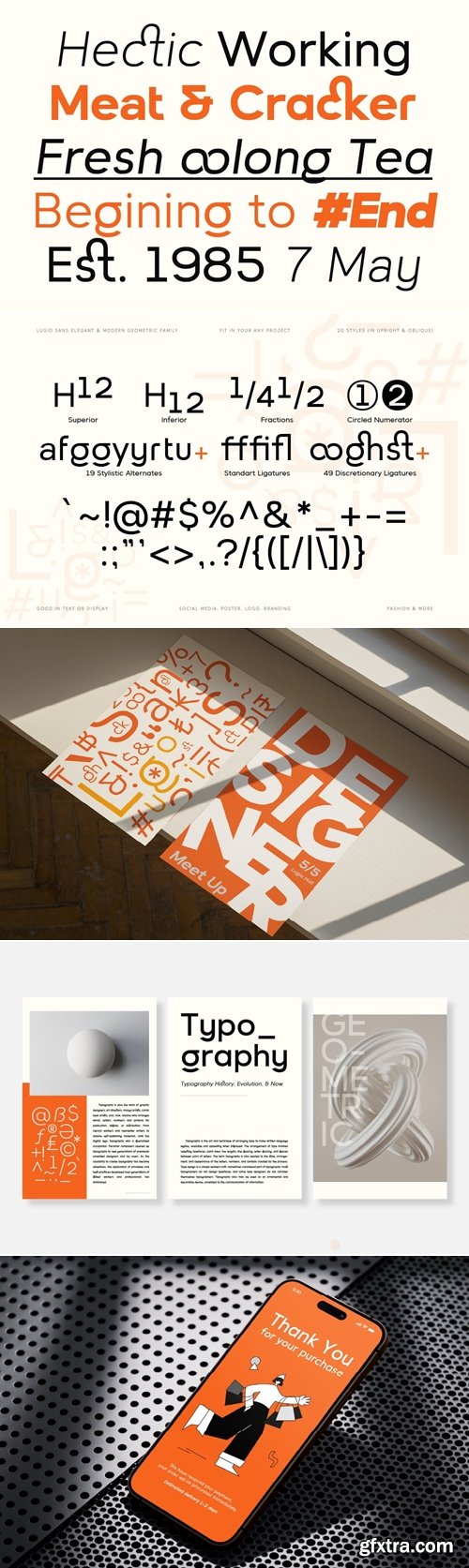 CreativeMarket - Lugio Sans Family