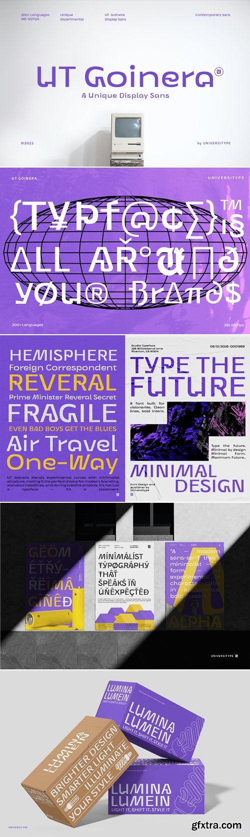 CreativeMarket - UT Goinera - A Unique Display Sans