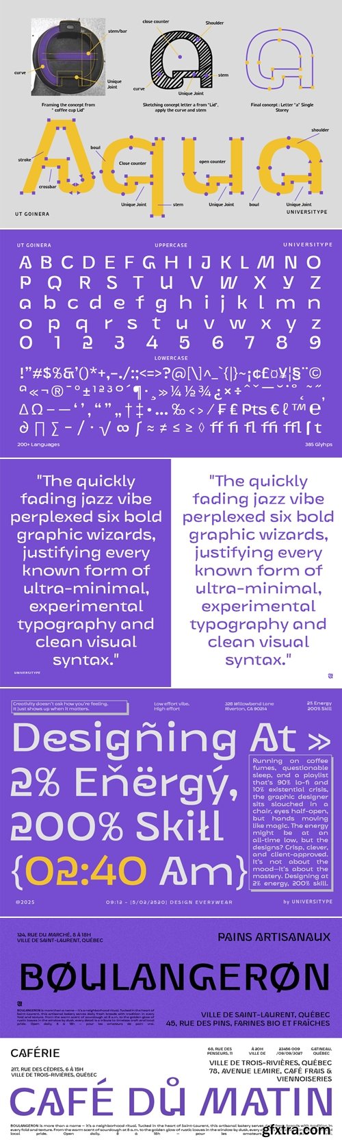 CreativeMarket - UT Goinera - A Unique Display Sans