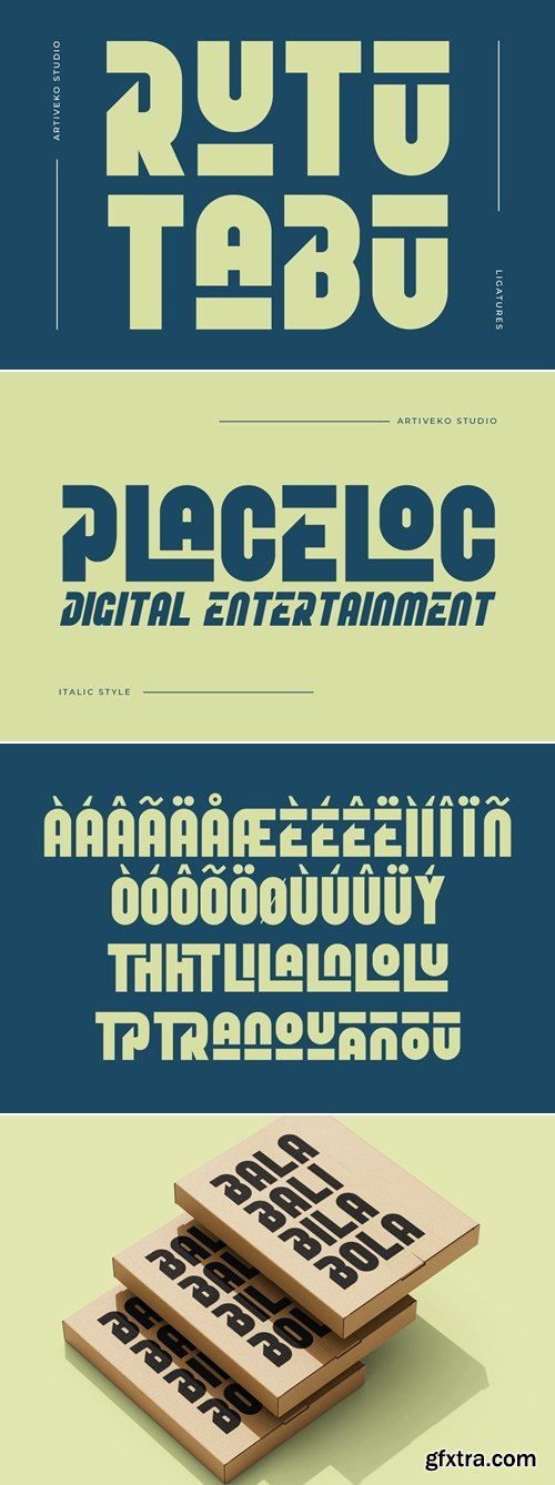 CreativeMarket - Rutu Tabu Creative Sans Font