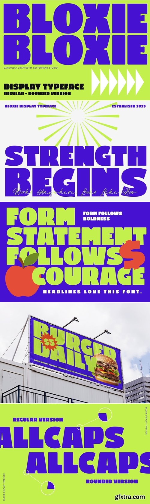 CreativeMarket - Bloxie Bold Display Font
