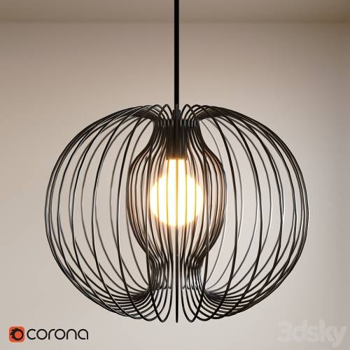 '3dsky Pro - Hanging lamp LOFT VINTI Lucide black'