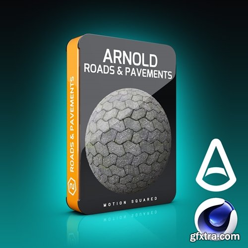 Motion Squared - Arnold Road and Pavement Materials for Cinema 4D