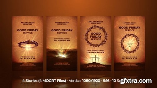 Videohive - Easter Worship Good Friday Instagram Stories MOGRT - 51406248