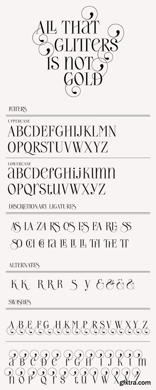 Serafina - Luxury Serif Typeface Serafina - Luxury Serif Typeface