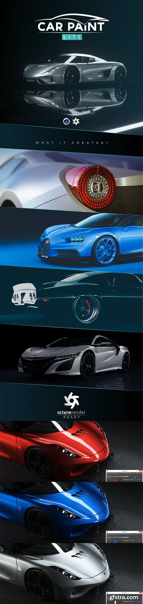 Car Paint Plugin v1.0 for [Cinema 4D/Octane]