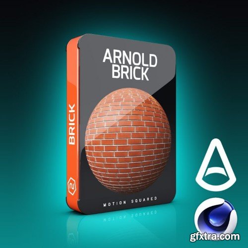Motion Squared - Arnold Brick Materials for Cinema 4D