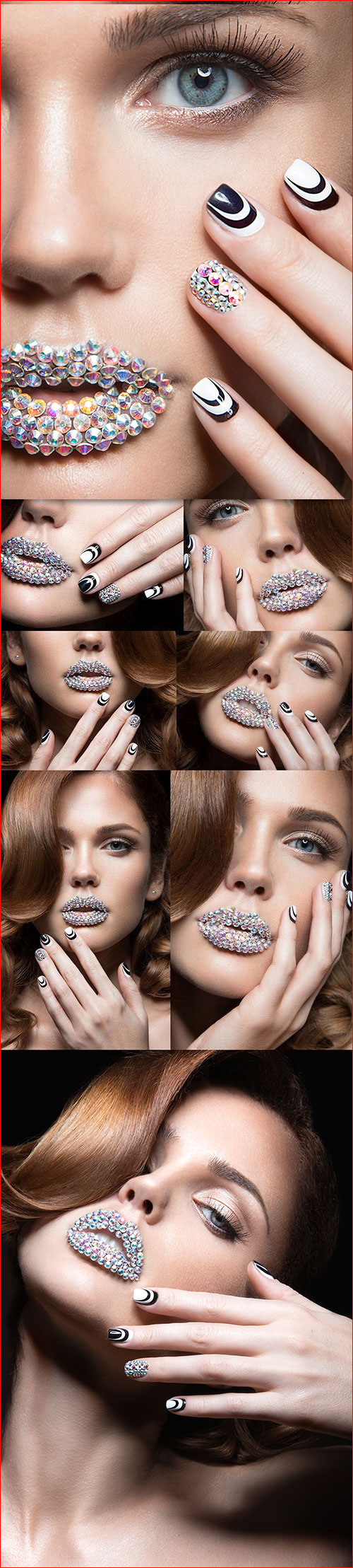 Nails And Lips Of Crystals 8xJPG
