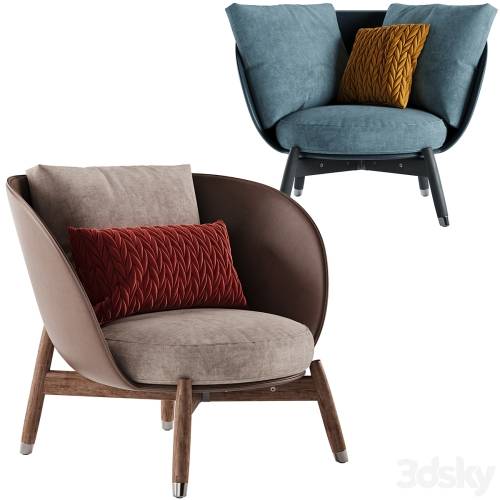 '3dsky Pro - Flexform Eri armchair'