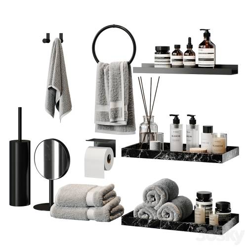 '3dsky Pro - Bathroom decor set P06' '3dsky Pro - Bathroom decor set P06'