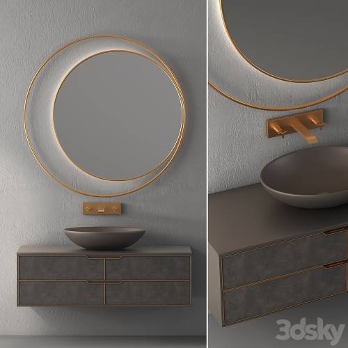 '3dsky Pro - Modern Bathroom Cabinet | No. 104'