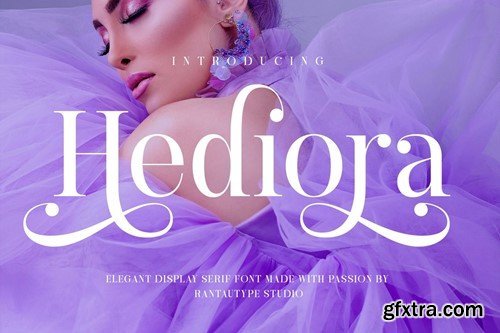 Hediora Elegant Display Serif Font