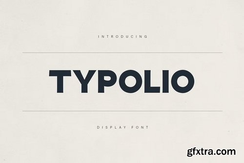 CreativeMarket - Typolio – Bold Display Font