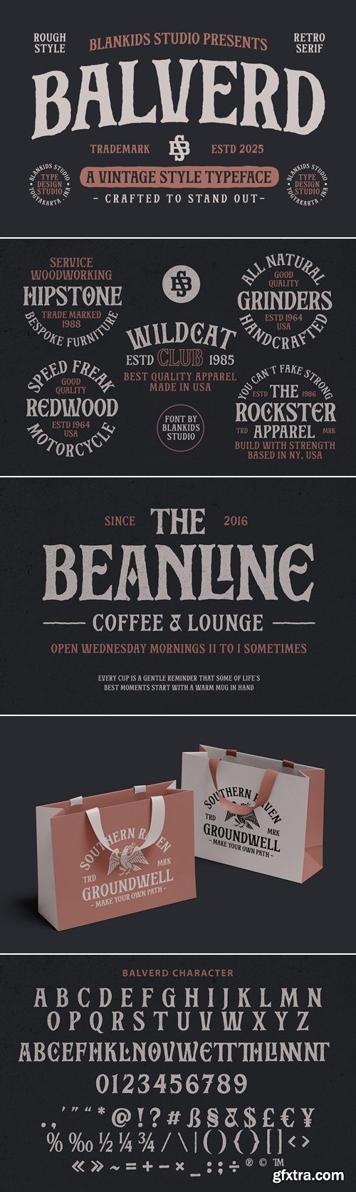 CreativeMarket - Balverd a Vintage Style Typeface