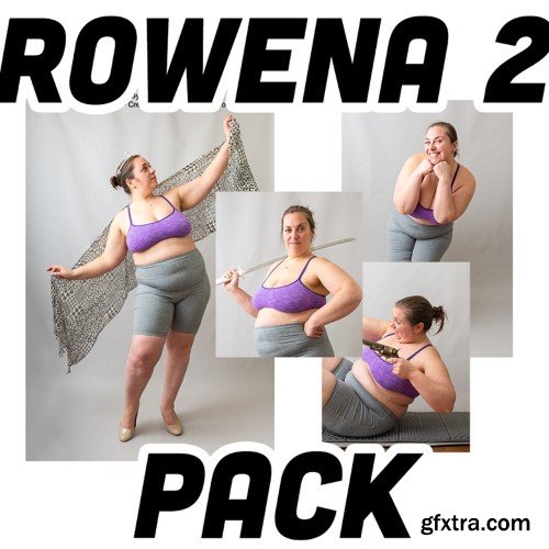 AdorkaStock - Rowena II Pack - Fat Model Drawing References for Artists