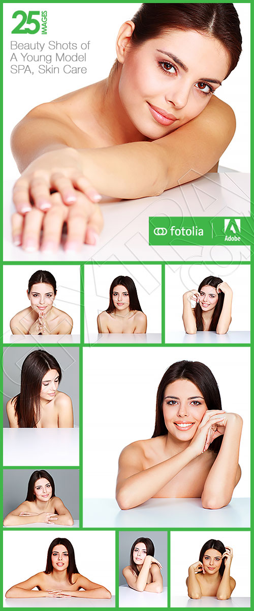 Beauty Shots of a Young Model SPA Skin Care 25xJPG