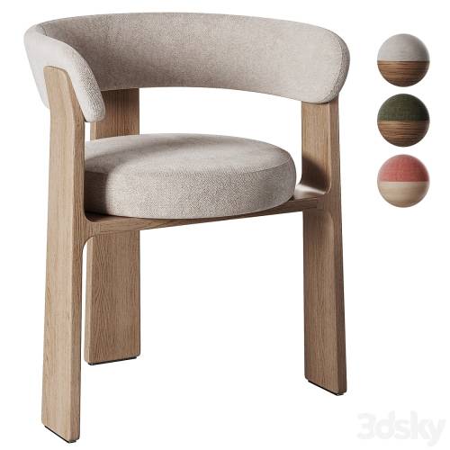 '3dsky Pro - 161 Granite 3-legged chair by Kavehome'