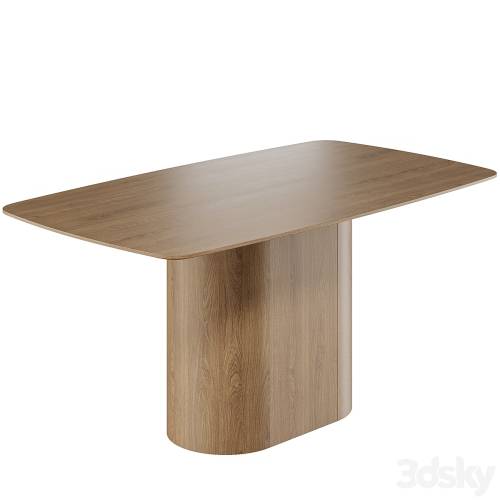'3dsky Pro - ellipse furniture Dining table Type rectangular 160*90 cm'
