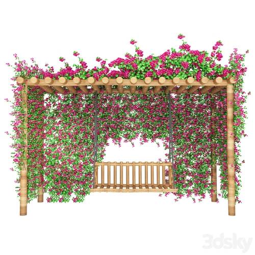 '3dsky Pro - bougainvillea garden'