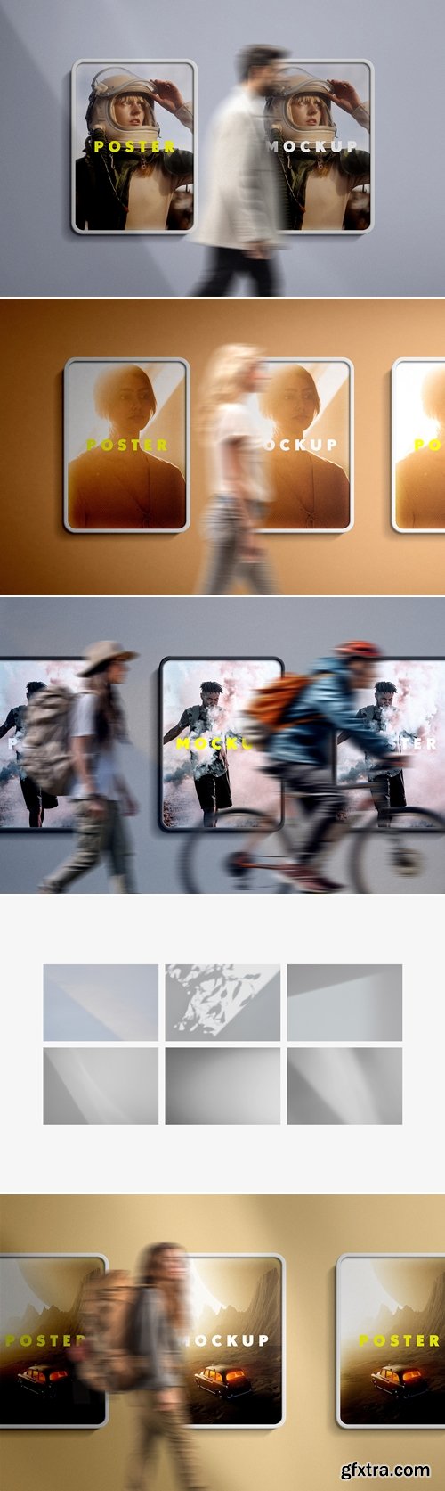 Pixelbuddha - Lightbox Poster Mockup Set 1166