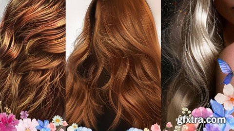 Udemy - Hair Painting in Photoshop: Create Realistic Digital Hair