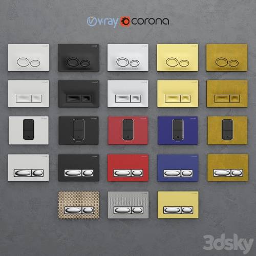 '3dsky Pro - Set of buttons for installing Сreavit 2' '3dsky Pro - Set of buttons for installing Сreavit 2'