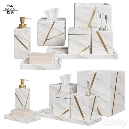 '3dsky Pro - Bathroom accessories set_03'