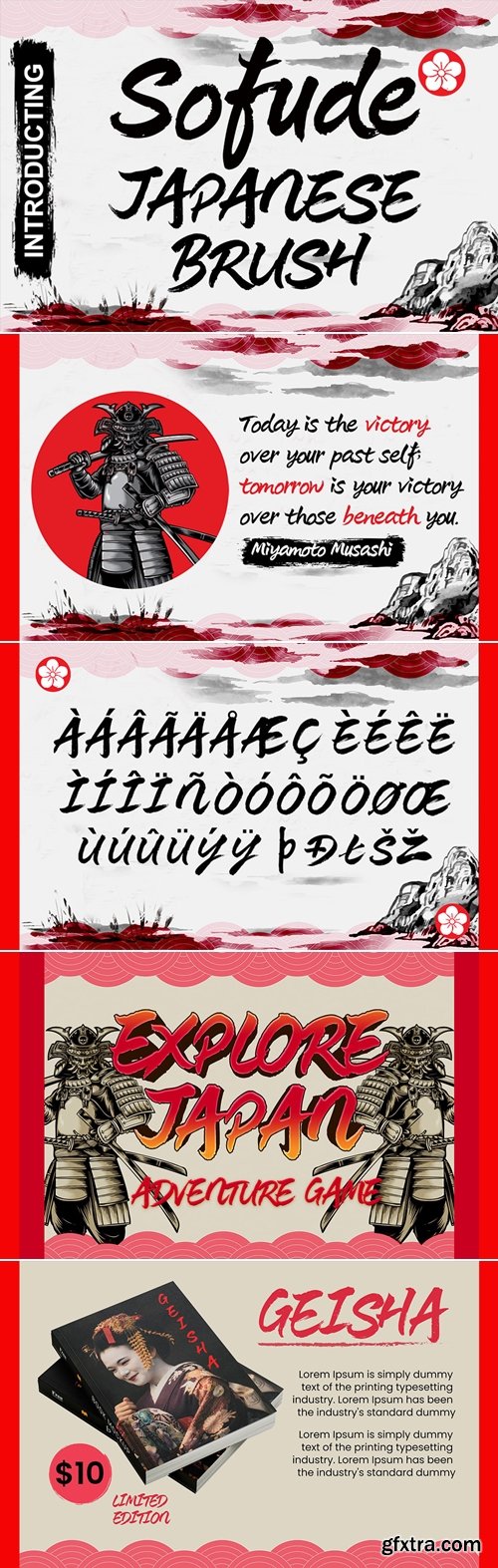 CreativeMarket - Sofude Japan Brush Font