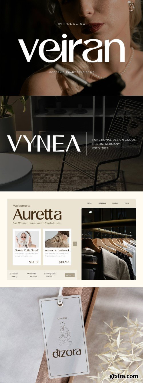 Veiran - Modern Elegant Sans Serif Font