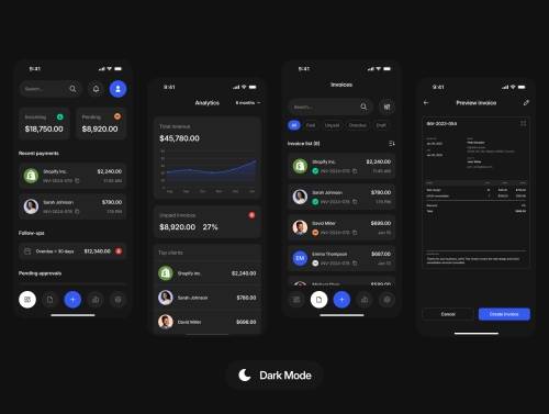'InvoicePro - Mobile SaaS Application' 'InvoicePro - Mobile SaaS Application'