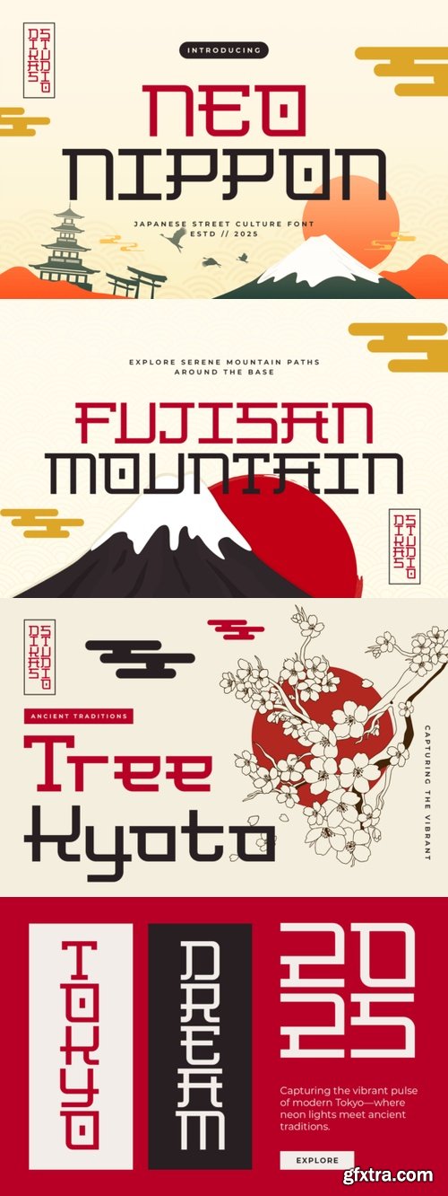 Neo Nippon Font