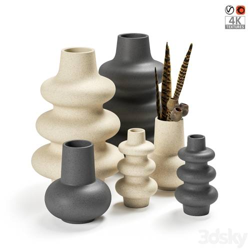 '3dsky Pro - Set of vases H&M' '3dsky Pro - Set of vases H&M'