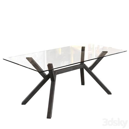'3dsky Pro - Connubia CB4728-FR180 Mikado Dining Table'