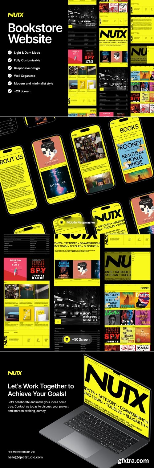 Nutx - Book Store Website