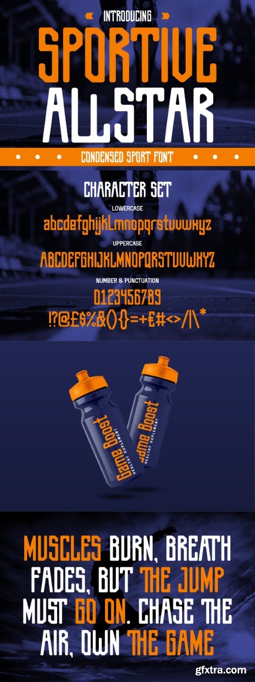 Sportive Allstar - Condensed Sport Font