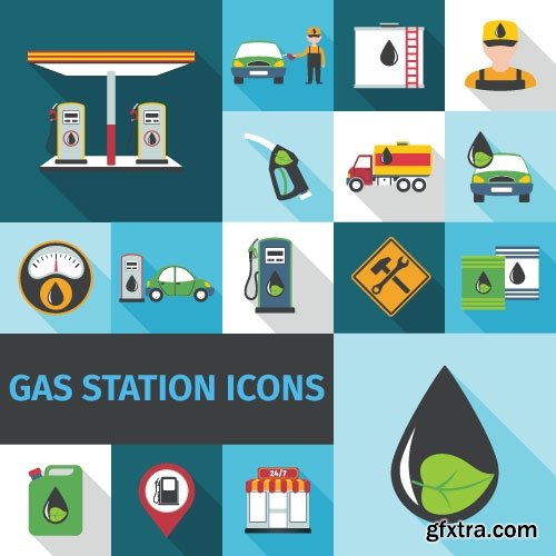 Business Process Success Elements #2 Flat Collection 25xEPS