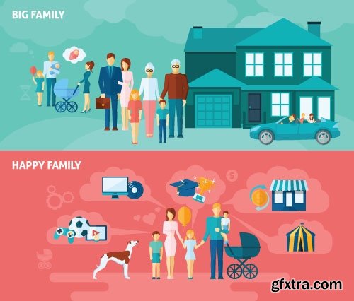 Business Process Success Elements #2 Flat Collection 25xEPS