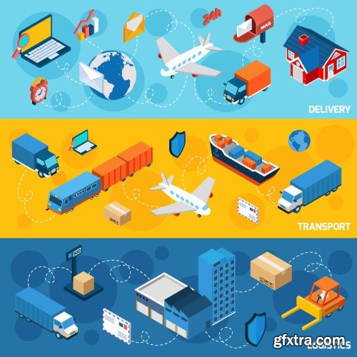 Business Process Success Elements #2 Flat Collection 25xEPS