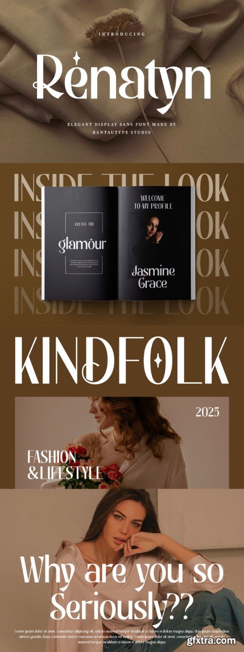 Renatyn Elegant Display Sans Font