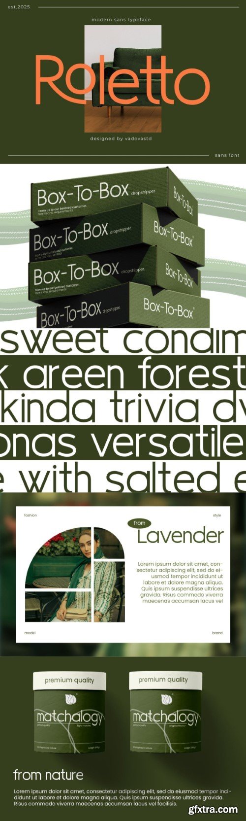 Roletto Modern Sans Font